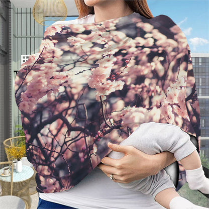 Sakura Cherry Blossom Print Baby Seat Cover
