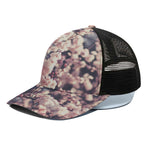 Sakura Cherry Blossom Print Black Mesh Trucker Cap