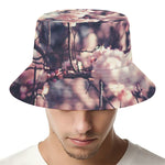 Sakura Cherry Blossom Print Bucket Hat