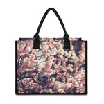 Sakura Cherry Blossom Print Canvas Tote Bag