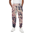 Sakura Cherry Blossom Print Cotton Sweatpants
