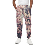 Sakura Cherry Blossom Print Cotton Pants