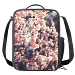 Sakura Cherry Blossom Print Crossbody Lunch Bag
