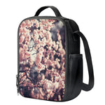 Sakura Cherry Blossom Print Crossbody Lunch Bag