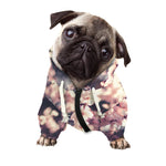 Sakura Cherry Blossom Print Dog Zip Up Hoodie