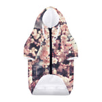 Sakura Cherry Blossom Print Dog Zip Up Hoodie