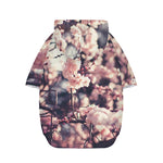 Sakura Cherry Blossom Print Dog Zip Up Hoodie