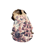 Sakura Cherry Blossom Print Dog Zip Up Jacket