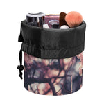 Sakura Cherry Blossom Print Drawstring Makeup Bag