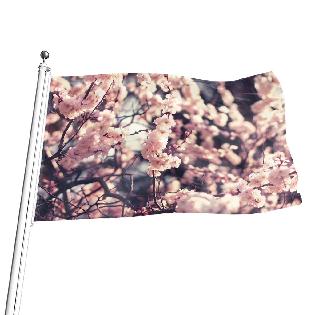 Sakura Cherry Blossom Print Flag