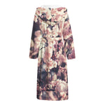 Sakura Cherry Blossom Print Hooded Bathrobe