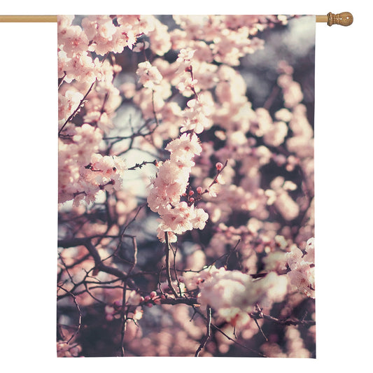 Sakura Cherry Blossom Print House Flag