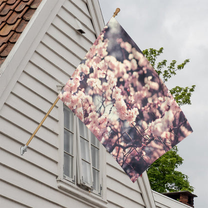 Sakura Cherry Blossom Print House Flag