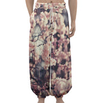 Sakura Cherry Blossom Print Lantern Pants