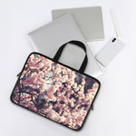 Sakura Cherry Blossom Print Laptop Sleeve With Handle