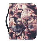 Sakura Cherry Blossom Print Leather Bible Cover