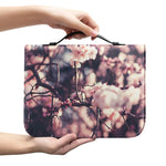 Sakura Cherry Blossom Print Leather Bible Cover