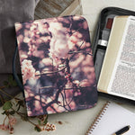 Sakura Cherry Blossom Print Leather Bible Cover