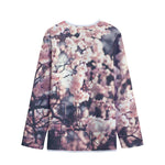 Sakura Cherry Blossom Print Long Sleeve Short Coat