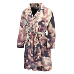 Sakura Cherry Blossom Print Men's Bathrobe