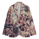 Sakura Cherry Blossom Print Men's Blazer