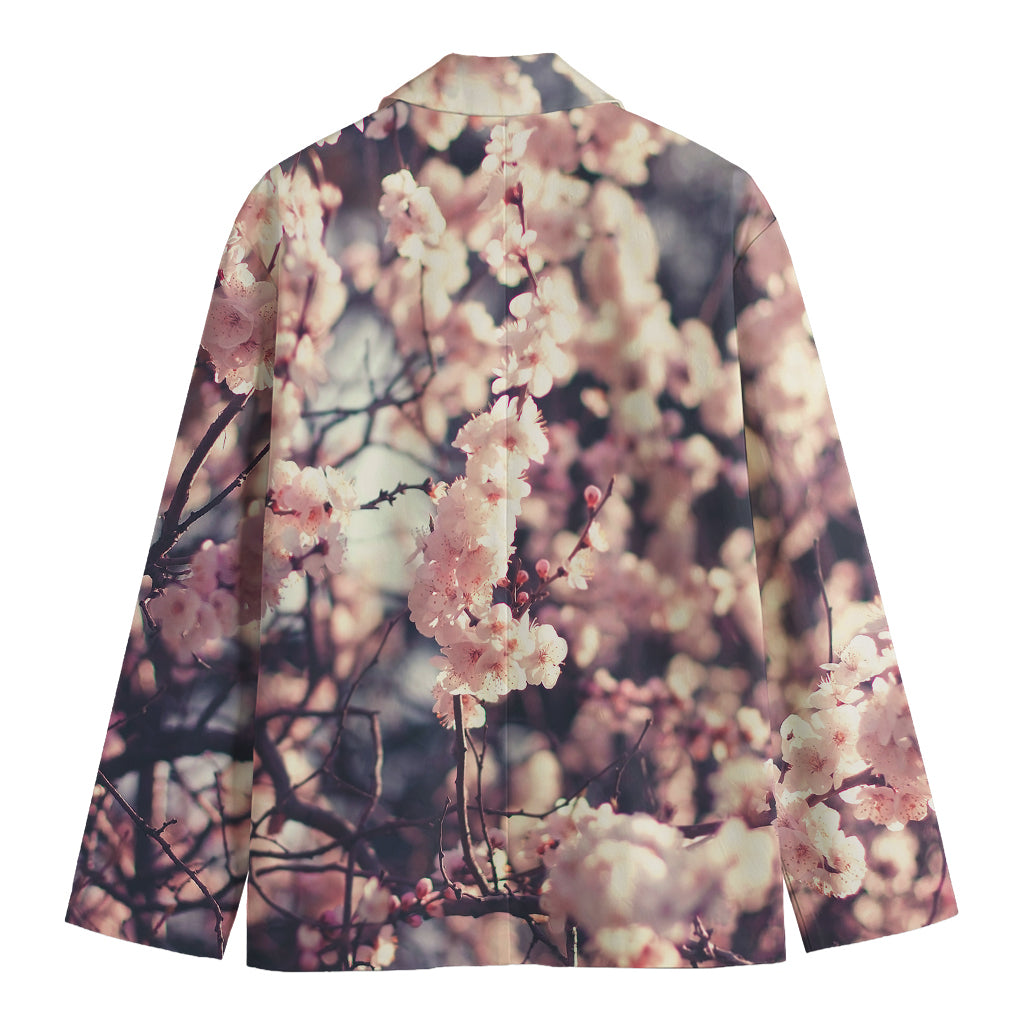 Sakura Cherry Blossom Print Men's Blazer