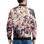Sakura Cherry Blossom Print Men's Bomber Jacket