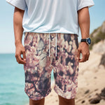 Sakura Cherry Blossom Print Men's Cargo Shorts