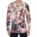 Sakura Cherry Blossom Print Men's Long Sleeve T-Shirt