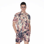 Sakura Cherry Blossom Print Men's Rompers