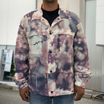 Sakura Cherry Blossom Print Men's Shirt Jacket