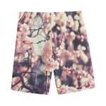 Sakura Cherry Blossom Print Men's Sports Shorts