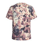 Sakura Cherry Blossom Print Men's Sports T-Shirt