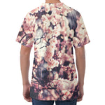 Sakura Cherry Blossom Print Men's Velvet T-Shirt