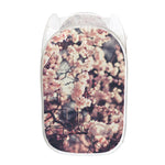 Sakura Cherry Blossom Print Mesh Laundry Hamper