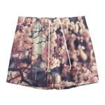 Sakura Cherry Blossom Print Mesh Shorts