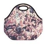 Sakura Cherry Blossom Print Neoprene Lunch Bag
