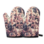 Sakura Cherry Blossom Print Oven Mitts