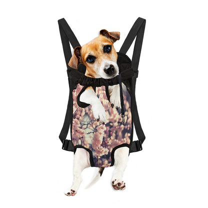 Sakura Cherry Blossom Print Pet Carrier Backpack