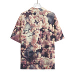 Sakura Cherry Blossom Print Rayon Hawaiian Shirt