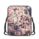 Sakura Cherry Blossom Print Rectangular Crossbody Bag