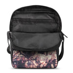 Sakura Cherry Blossom Print Rectangular Crossbody Bag