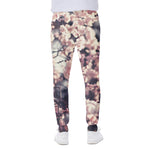 Sakura Cherry Blossom Print Scuba Joggers