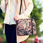 Sakura Cherry Blossom Print Shoulder Strap Bible Bag