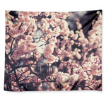 Sakura Cherry Blossom Print Tapestry