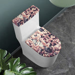 Sakura Cherry Blossom Print Toilet Lid And Tank Cover Set
