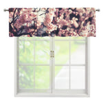 Sakura Cherry Blossom Print Window Valance