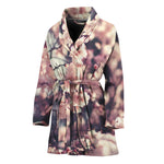 Sakura Cherry Blossom Print Women's Bathrobe