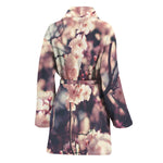 Sakura Cherry Blossom Print Women's Bathrobe