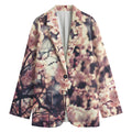 Sakura Cherry Blossom Print Women's Cotton Blazer